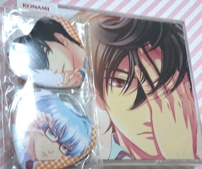 ときメモgs4 ハート型缶バッジ ブロマイド ときメモGS4 サントラ缶